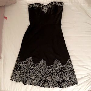 White House Black Market Strapless Dress